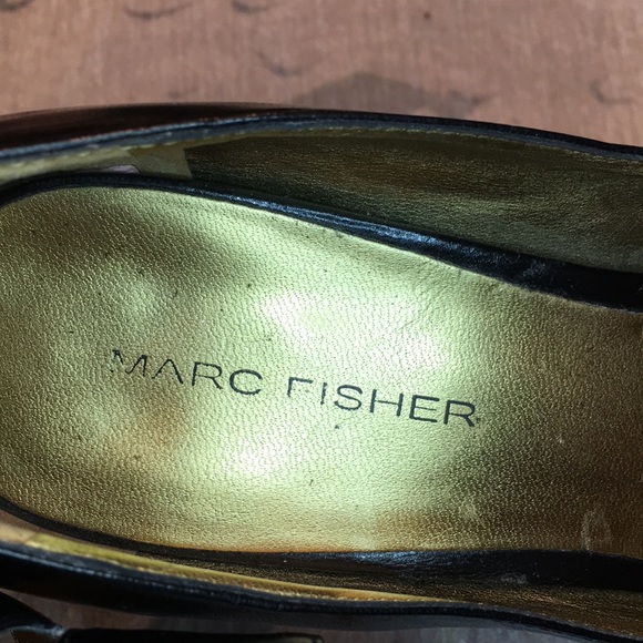 Marc Fisher black leather heels - Picture 6 of 7